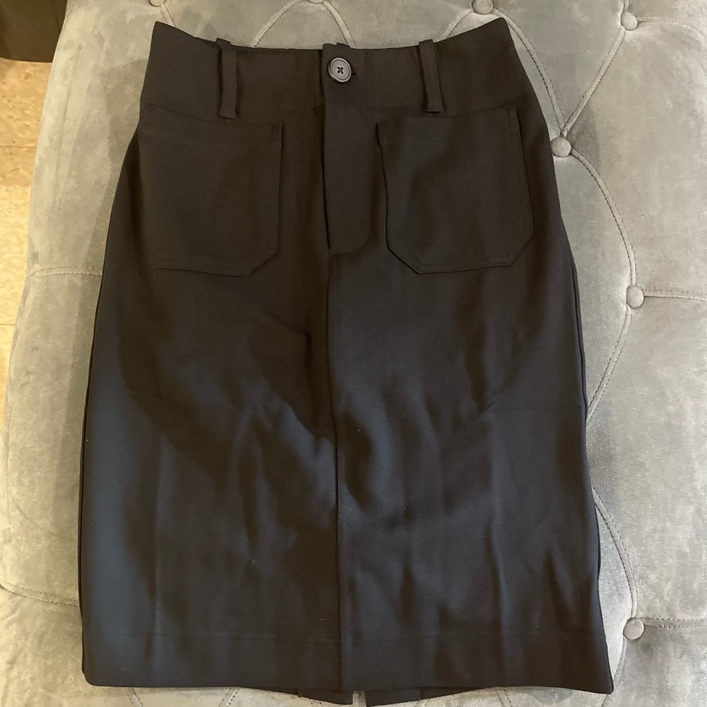 Anthropology MaEve-  Ponte front pocket pencil skirt